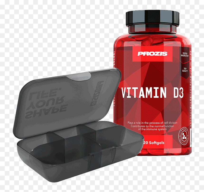 Curcuma Y Vitamina D Prozis, HD Png Download - pill shape png