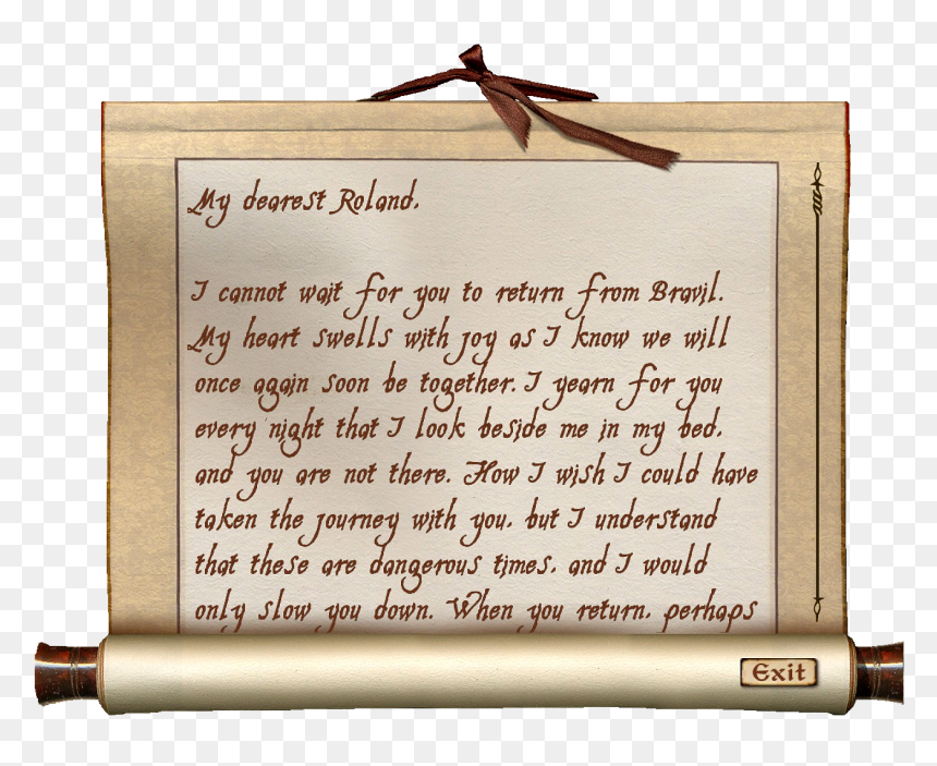 Elder Scrolls - Title A Love Letter, HD Png Download - love letter png