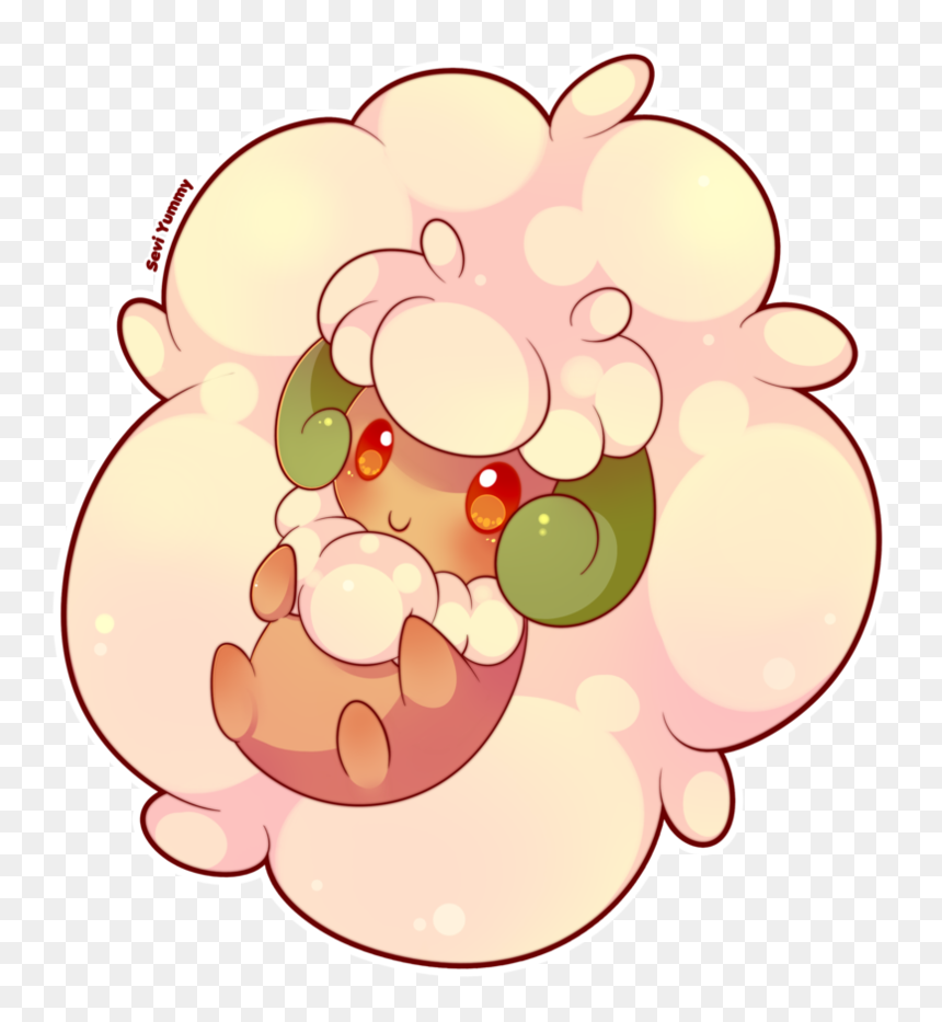 Chibi Whimsicott By Seviyummy Cute Pokemon, Pokemon - Cartoon, HD Png Download - cute pokemon png