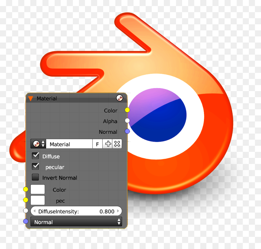 Blenderlogo Ноды В Blender Render - Circle, HD Png Download - blender logo png