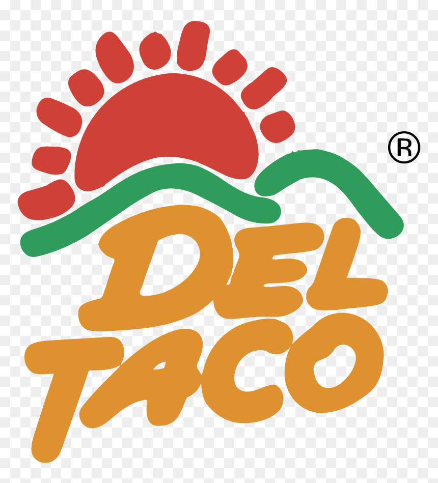 Transparent Soft Tacos Clipart - Del Taco Logo, HD Png Download - taco icon png