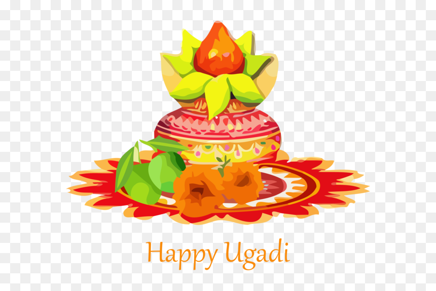 Transparent Ugadi Cake Decorating Cake Icing For Happy, HD Png Download - icing png