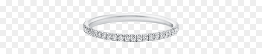Micropavé Diamond Narrow Wedding Band - Harry Winston Micro Pave Wedding Band, HD Png Download - the one ring png