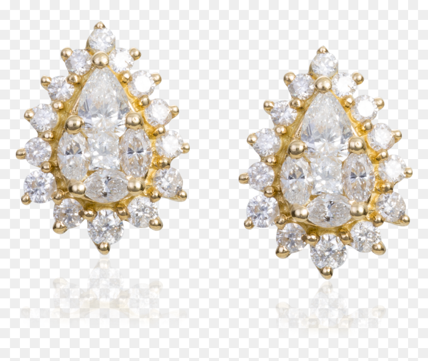 Brinco De Ouro Png, Transparent Png - diamantes png