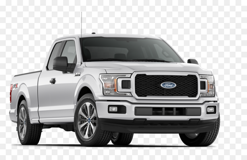 2019 Ford F 150 Sport White, HD Png Download - lifted truck png