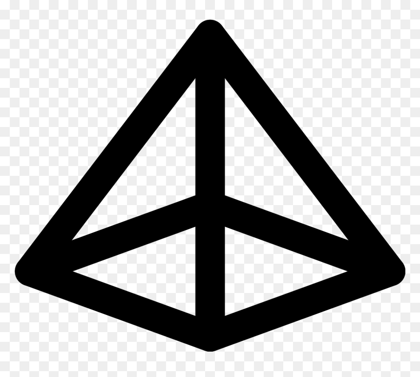Pyramid Clipart Plain - Pyramid Icon, HD Png Download - plain png