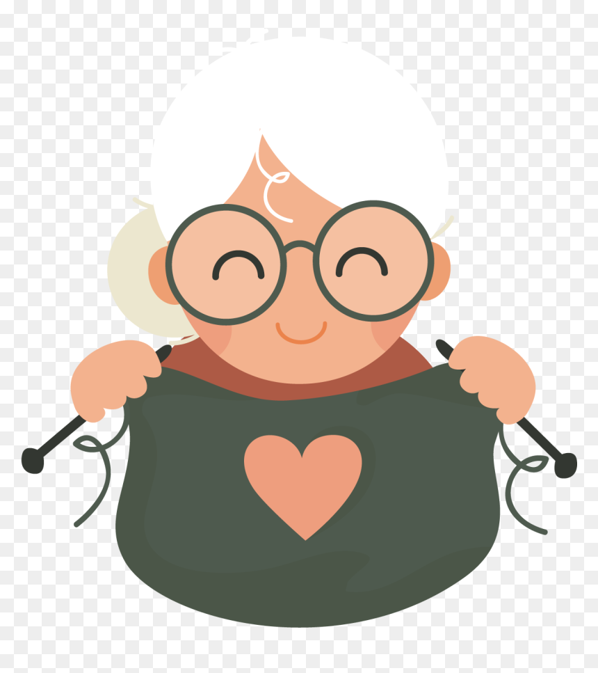 Hand-drawn Sweater Of The Old Man Vector Png Download - Old Vectör, Transparent Png - man vector png