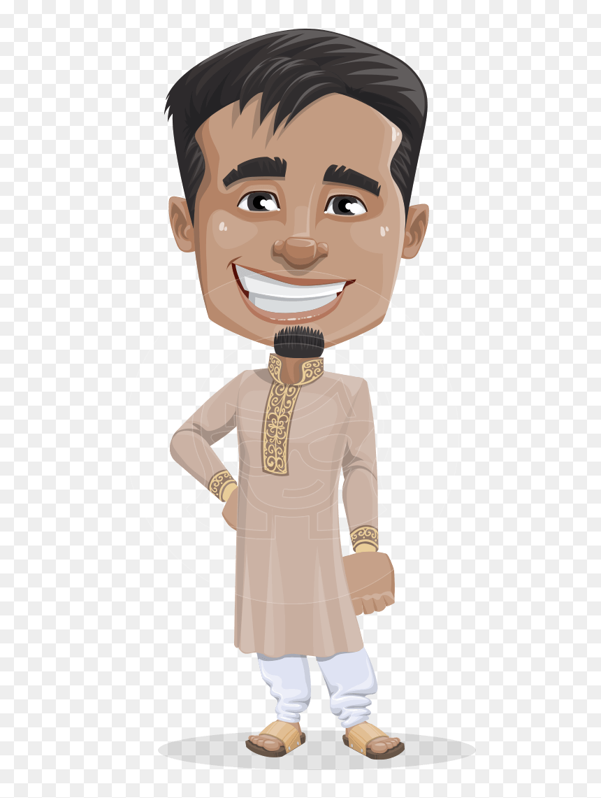 Man Cartoon Png - Indian Man Cartoon, Transparent Png - man vector png