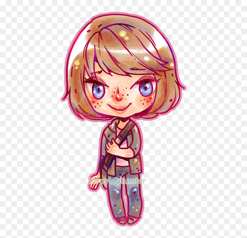 “here Have A Chibi Max Workin’ On Chloe And Maybe Kate - Cartoon, HD Png Download - life is strange png