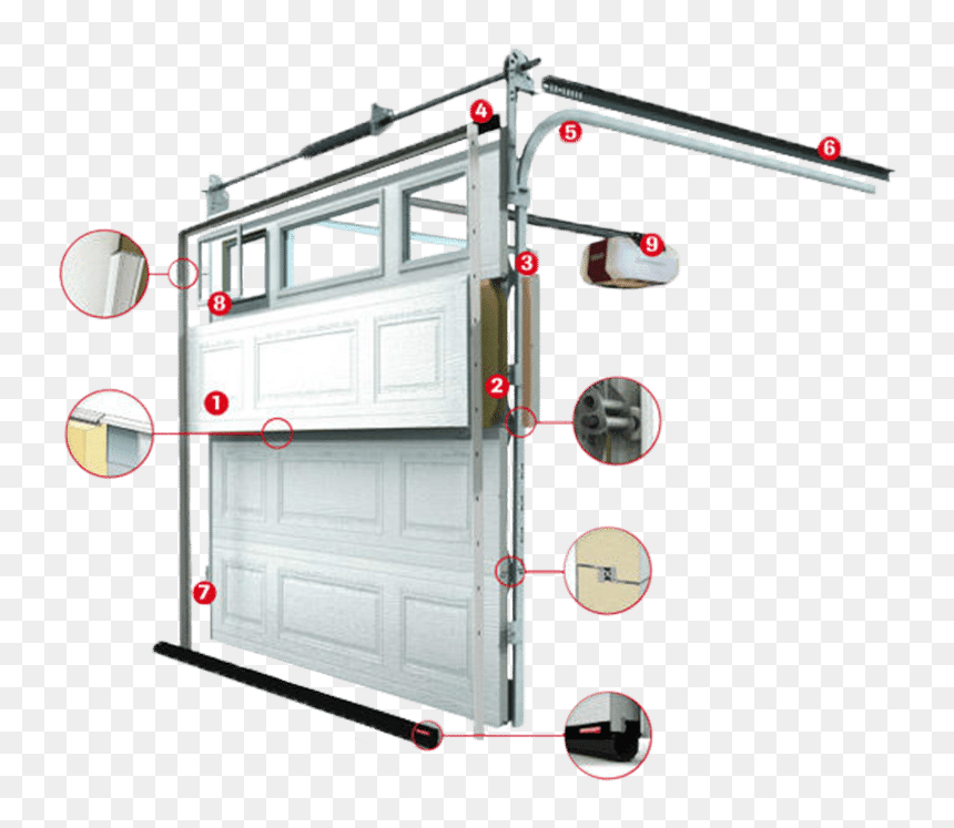Garage Door Replacement Dubai, HD Png Download - garage door png