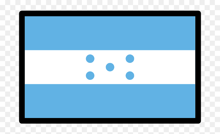 Honduras Flag Emoji Clipart - Emoji Flag Sequence, HD Png Download - honduras flag png
