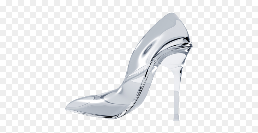 Cinderella Shoes, HD Png Download - glass slipper png