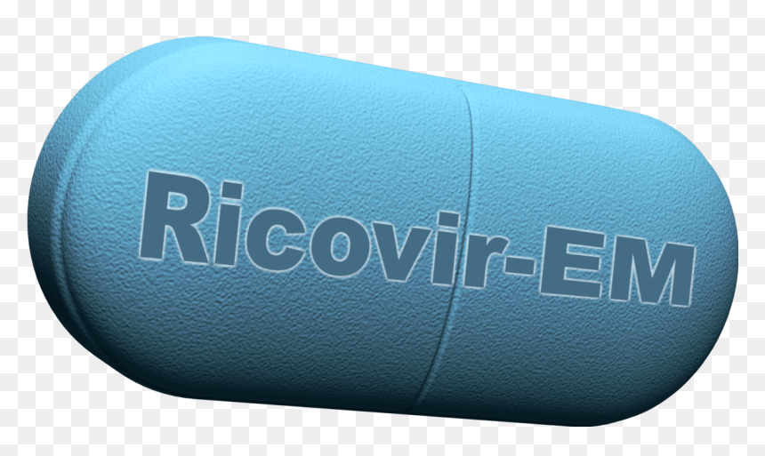 Ricovir-em Pill - Medicine, HD Png Download - pill shape png