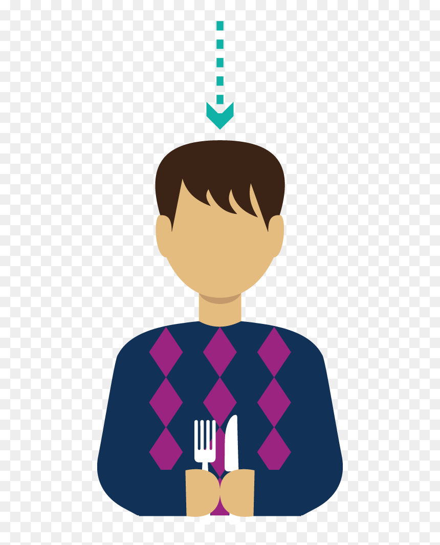 Transition To Digital Hungry Student - Illustration, HD Png Download - hungry png
