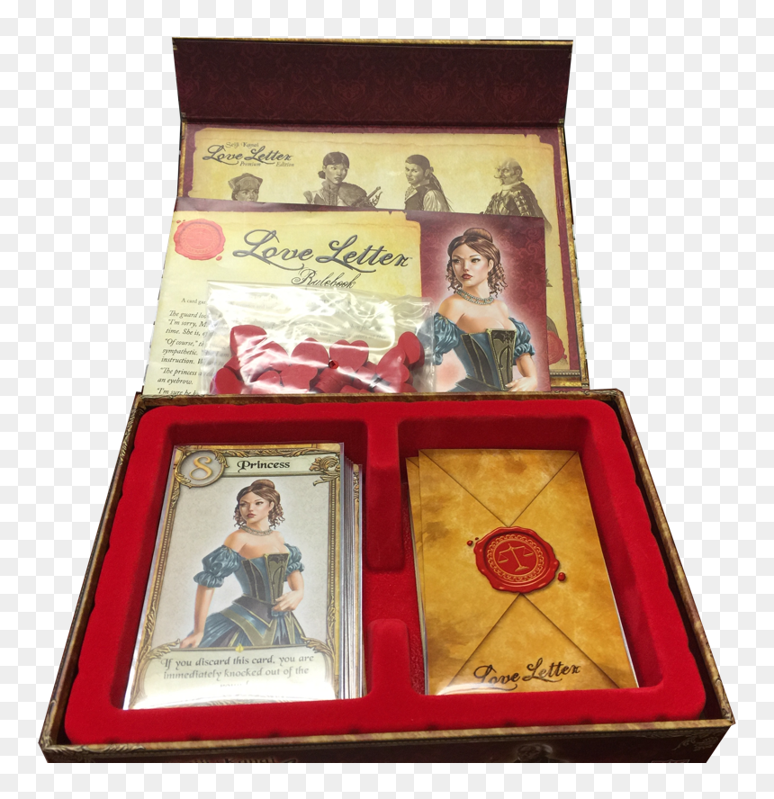Love Letter Premium Board Game, HD Png Download - love letter png