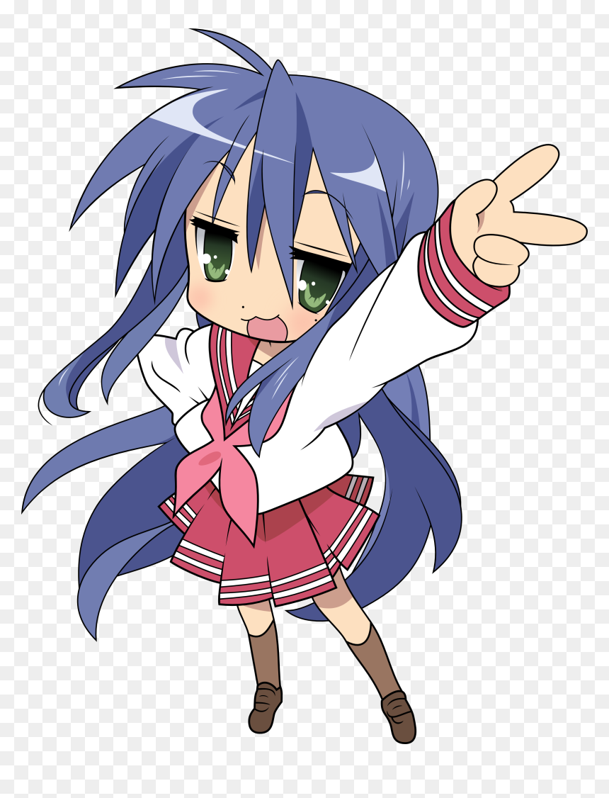 Konata Izumi And Haruhi Suzumiya, HD Png Download - lucky star png