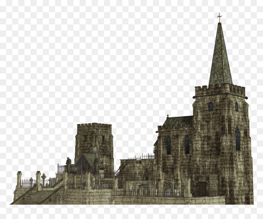Fantasy Castle Png Free Download - Gothic Castle Transparent Background, Png Download - fantasy castle png