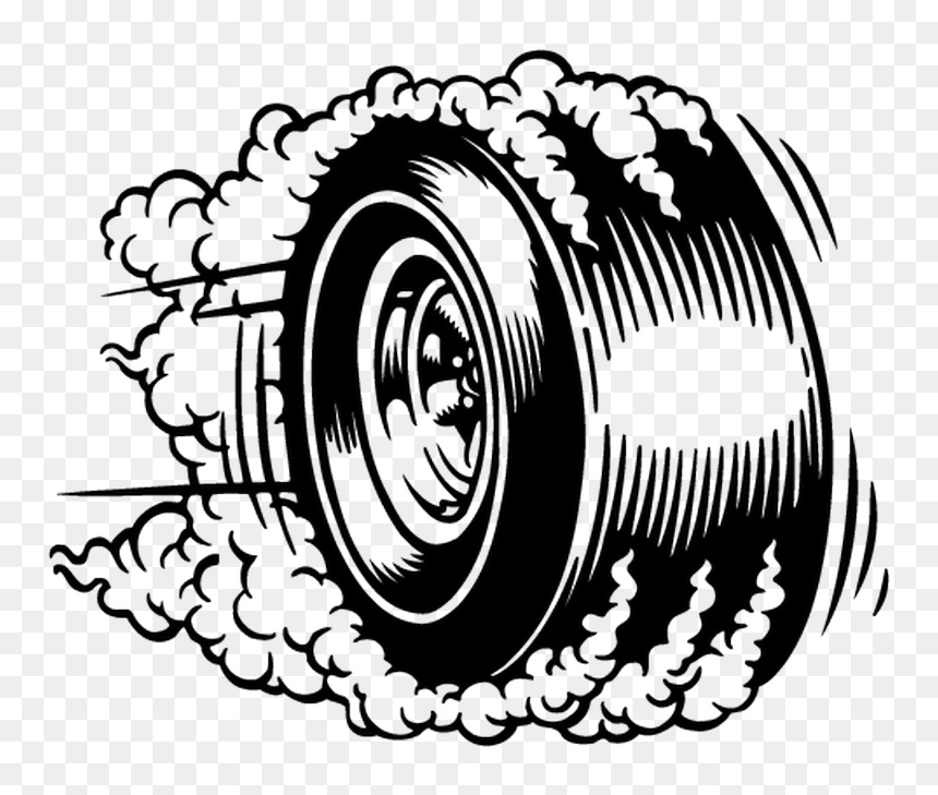 Car Clip Art Burn Transprent Png Free - Burnout Tire Clipart, Transparent Png - burnout png