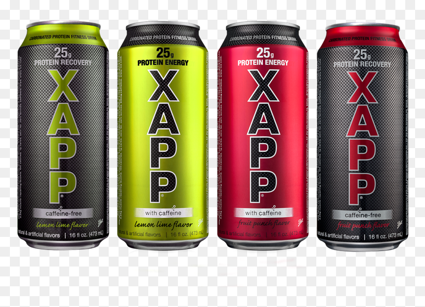 Xapp 4 Cans - Soft Drink, HD Png Download - cans png