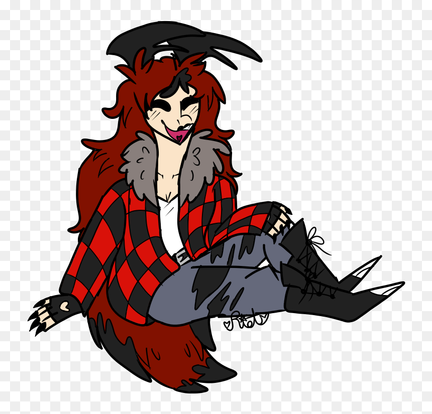 Lil Drawing Of My Yveltal Mortem I Love Them A Lot
also - Cartoon, HD Png Download - yveltal png
