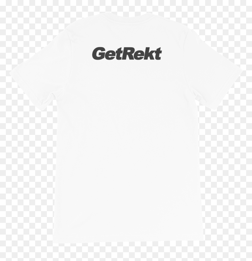 Getrekt T-shirt Crew Neck White Vol , Png Download - Active Shirt, Transparent Png - get rekt png