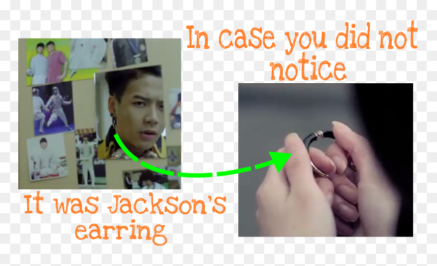 Got7jackson Earring - Got7 Tattoos And Piercings, HD Png Download - got7 jackson png