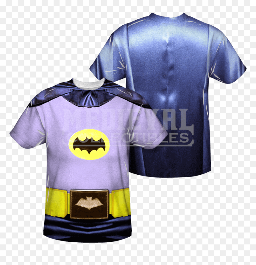 Camisetas Batman E Robin , Png Download - 1966 Batman Shirt, Transparent Png - batman and robin png