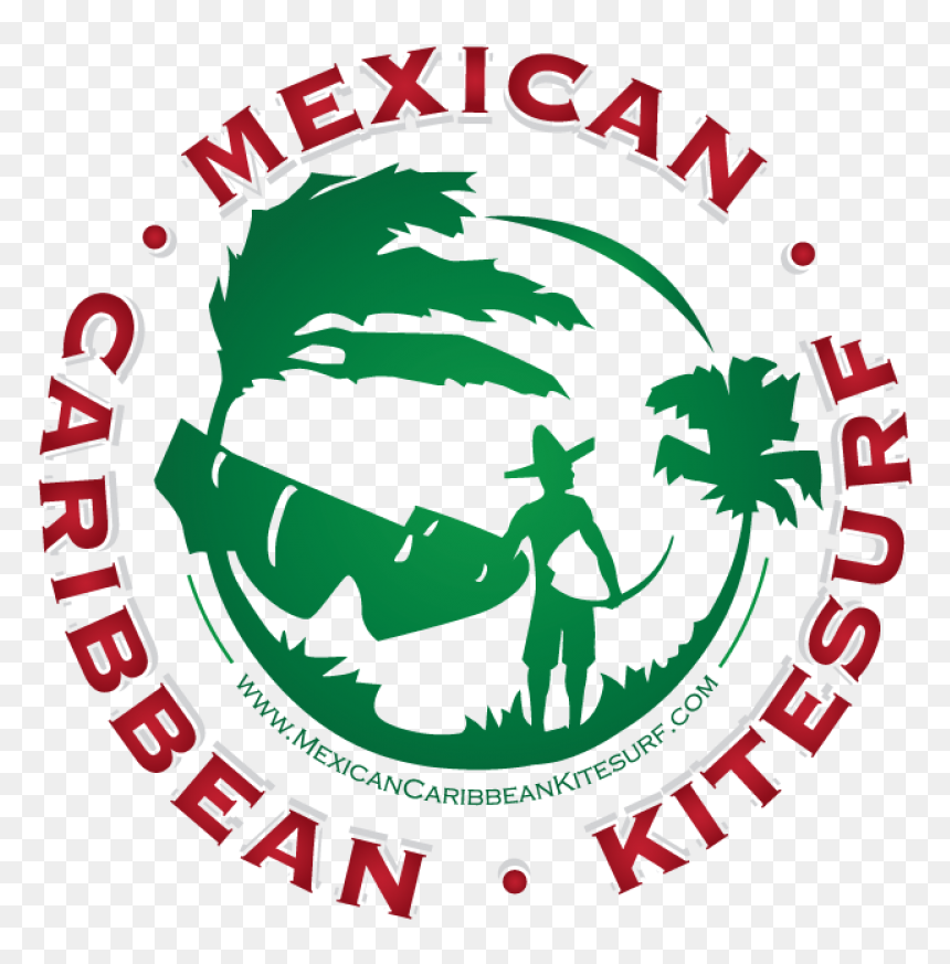 Mexican Caribbean Kitesurf Logo, HD Png Download - caribbean png