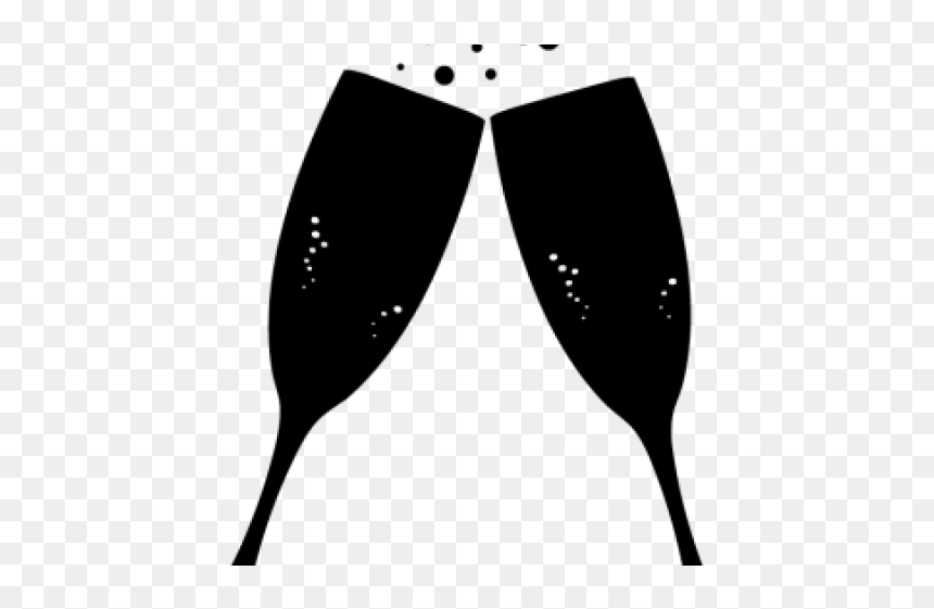 Champagne Cliparts - Champagne Glasses Clipart Png, Transparent Png - champagne clipart png