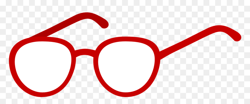 Red Glasses Clipart, HD Png Download - spectacles png