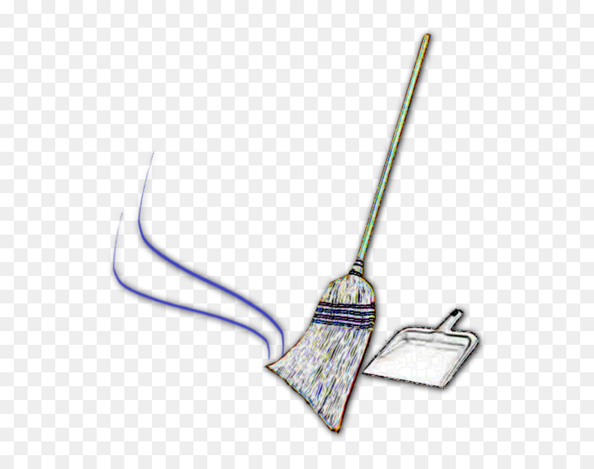 Vector Clip Art Online, Royalty Free Public Domain - Vassoura E Rodo Desenho Png, Transparent Png - broomstick png