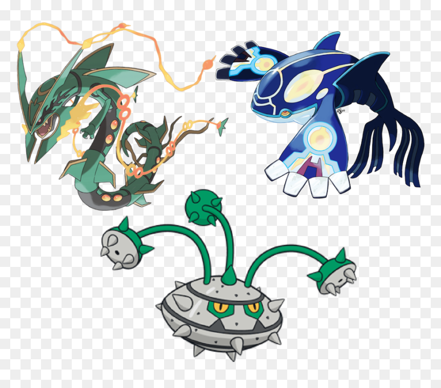 Untitled Design - Mega Rayquaza, HD Png Download - yveltal png