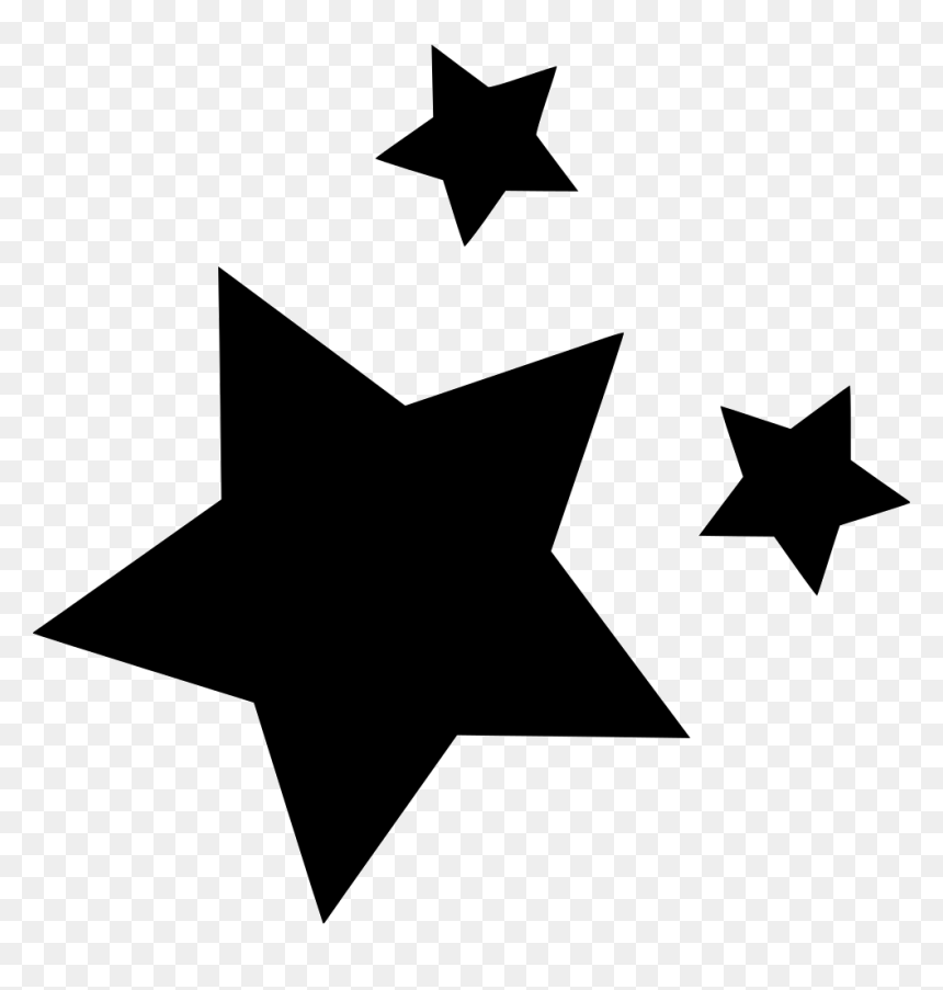 Summer Camp Craft Child Art - Black Star Icon Png, Transparent Png - white star icon png