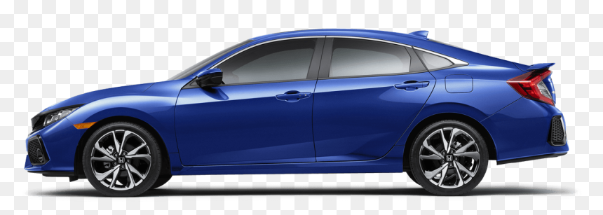 2018 Honda Civic Si Sedan Side Profile - 2018 Honda Civic Si Sedan, HD Png Download - honda civic png