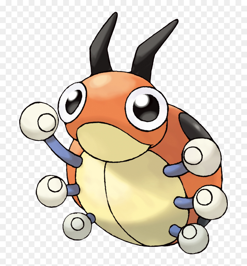 Ledyba Pokemon, HD Png Download - quilava png