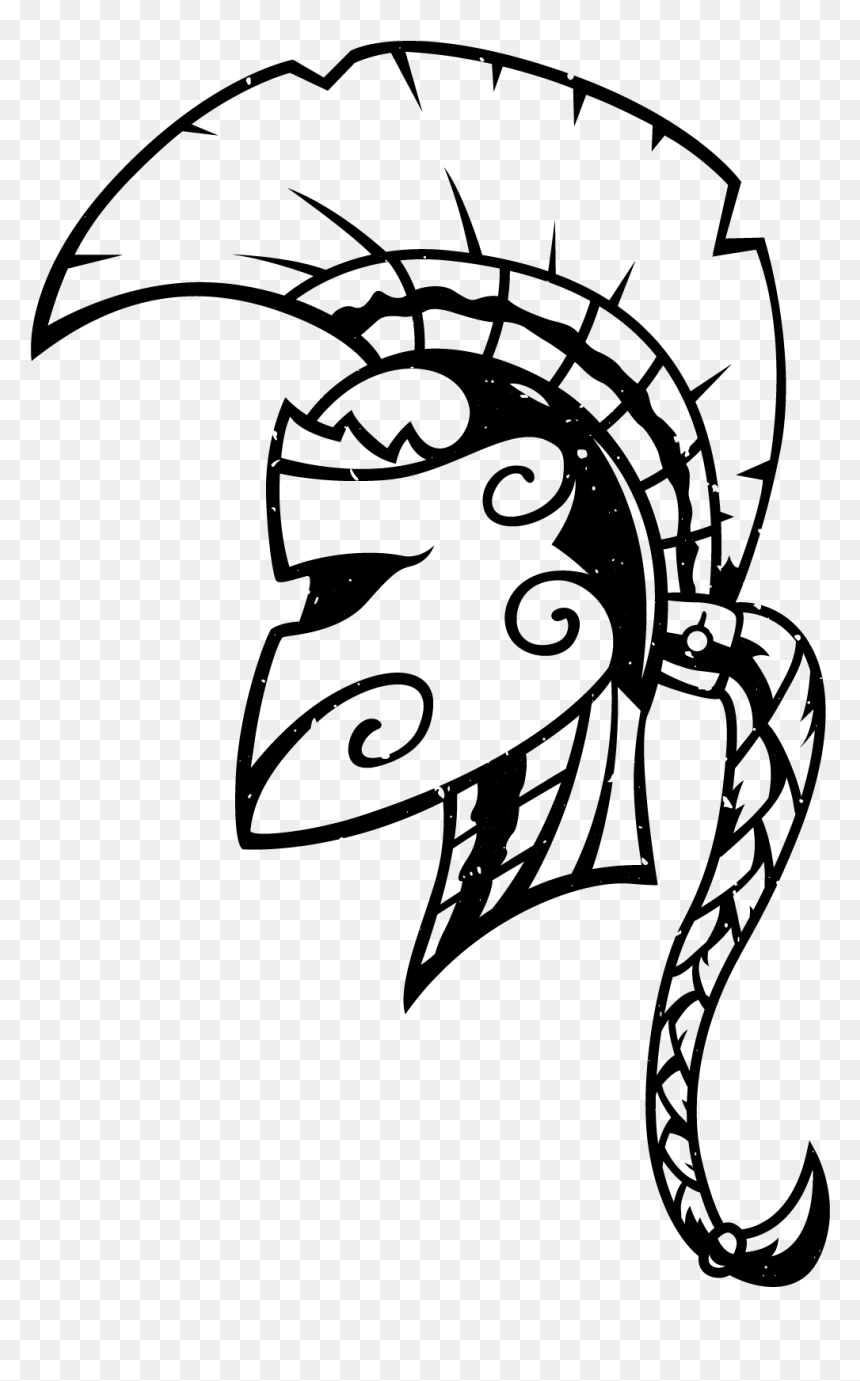 Female Warrior Helmet1 Vector - Woman Warrior Helmet Clipart, HD Png Download - female warrior png
