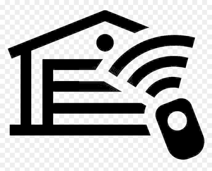 Garage Door Opener Clipart, HD Png Download - garage door png