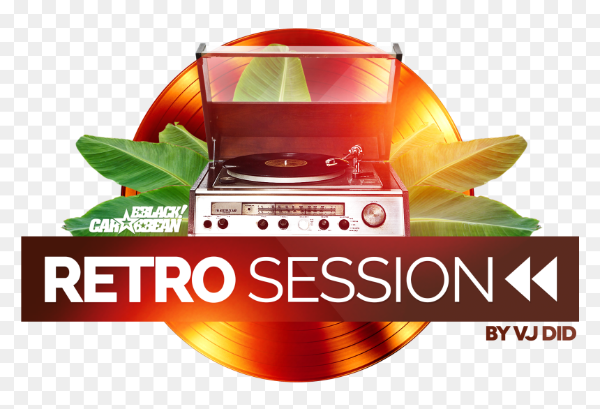 Logo Retro Session Bblack Caribbean , Png Download - Graphic Design, Transparent Png - caribbean png