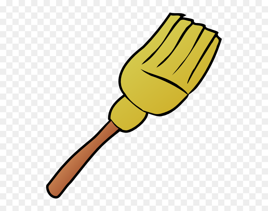 Snowman S Broom Clip Art At Clker, HD Png Download - broomstick png