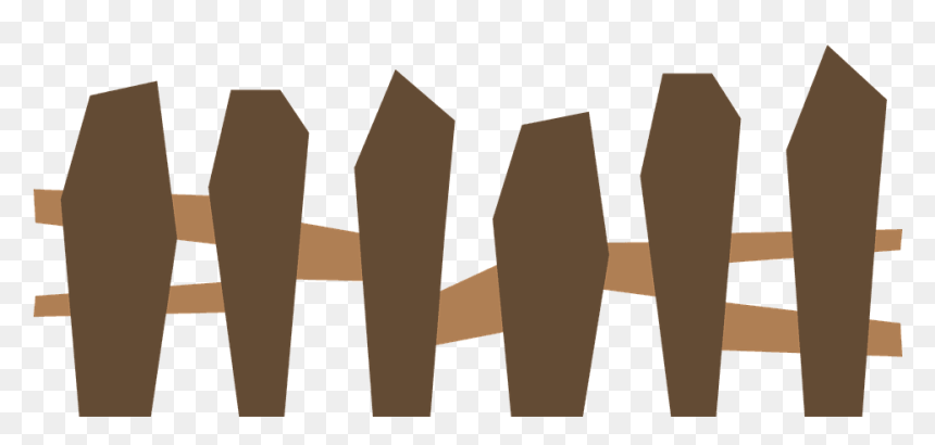 Wooden Fence Clip Art, HD Png Download - broken chain link fence png