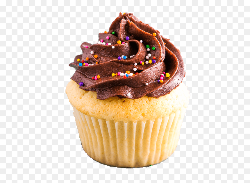 Cupcake - Birthday Cake And Cupcakes, HD Png Download - icing png