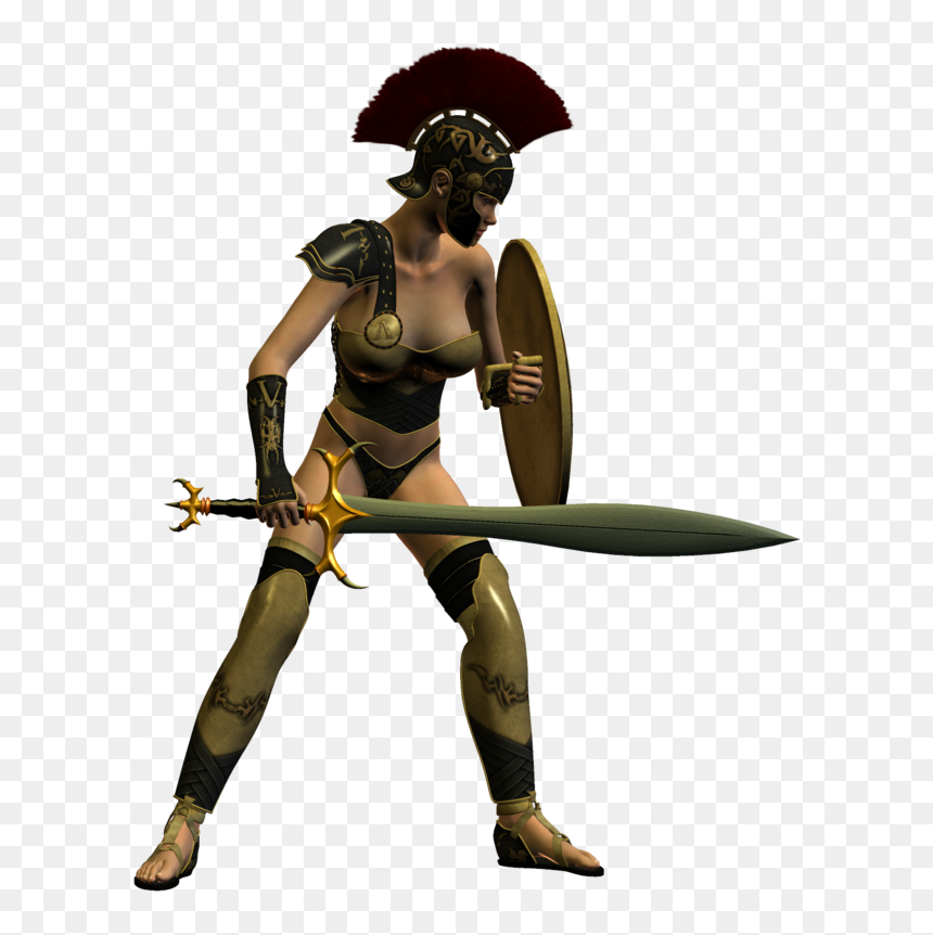 Spartana Female By Selficide - Female Warrior, HD Png Download - female warrior png