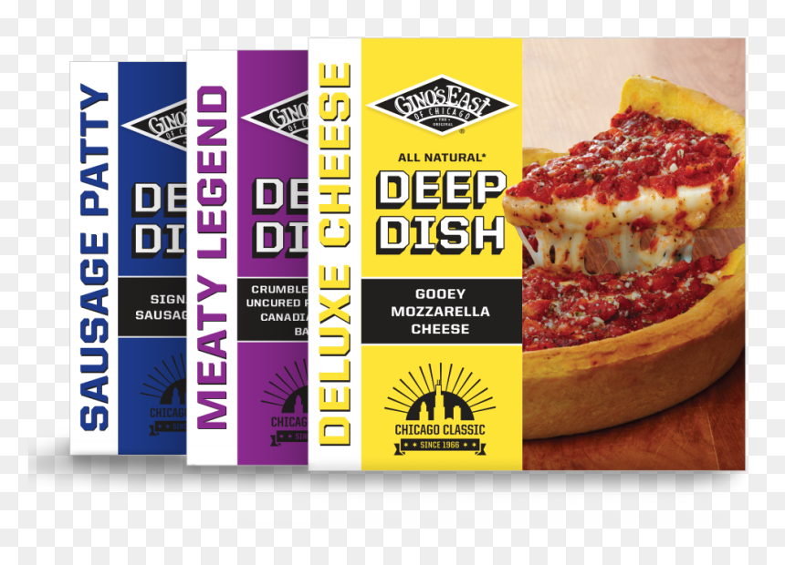 Product-deep Dish - Gino's Deep Dish Pizza Frozen, HD Png Download - pizzas png