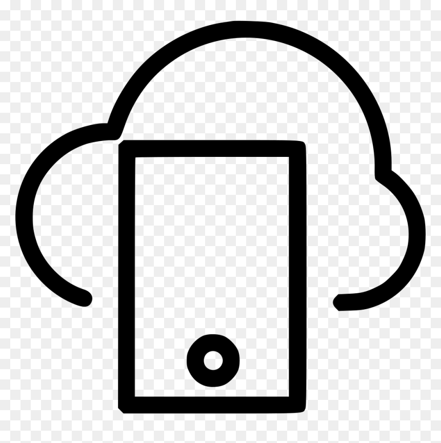 Tablet Cloud Icon Clipart , Png Download, Transparent Png - tablet icon png