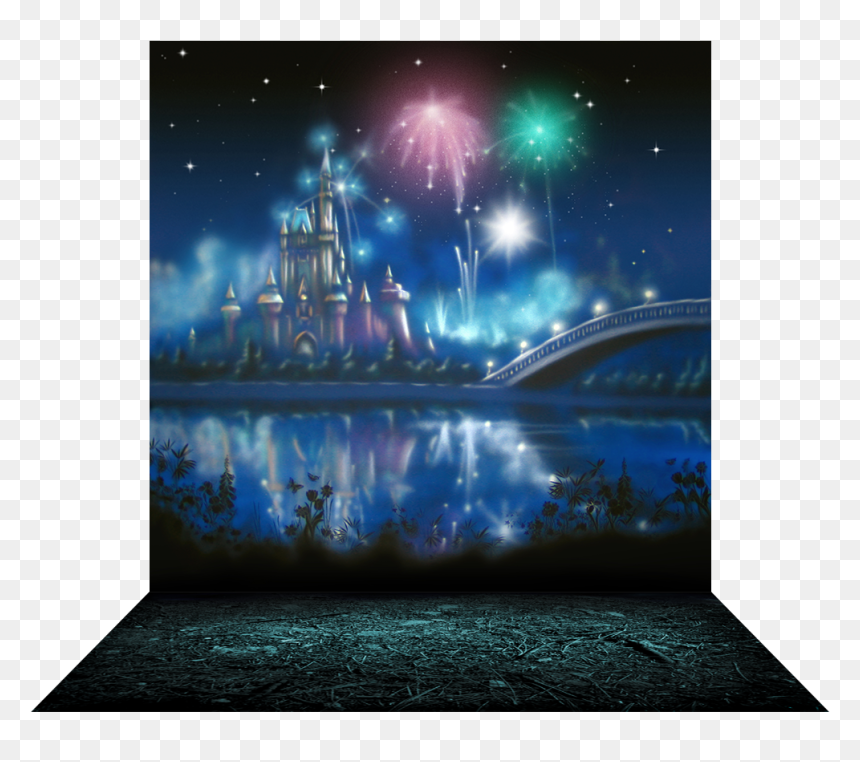 Fantasy Castle Fireworks - Floral Design, HD Png Download - fantasy castle png
