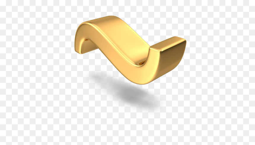 Tilde Png Clipart - Tilde Gold Png, Transparent Png - tilde png