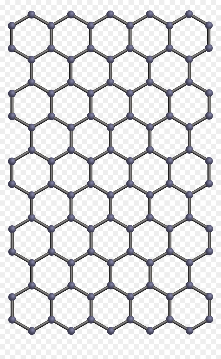 Graphene Sheet Clip Arts - Graphene Png, Transparent Png - broken chain link fence png