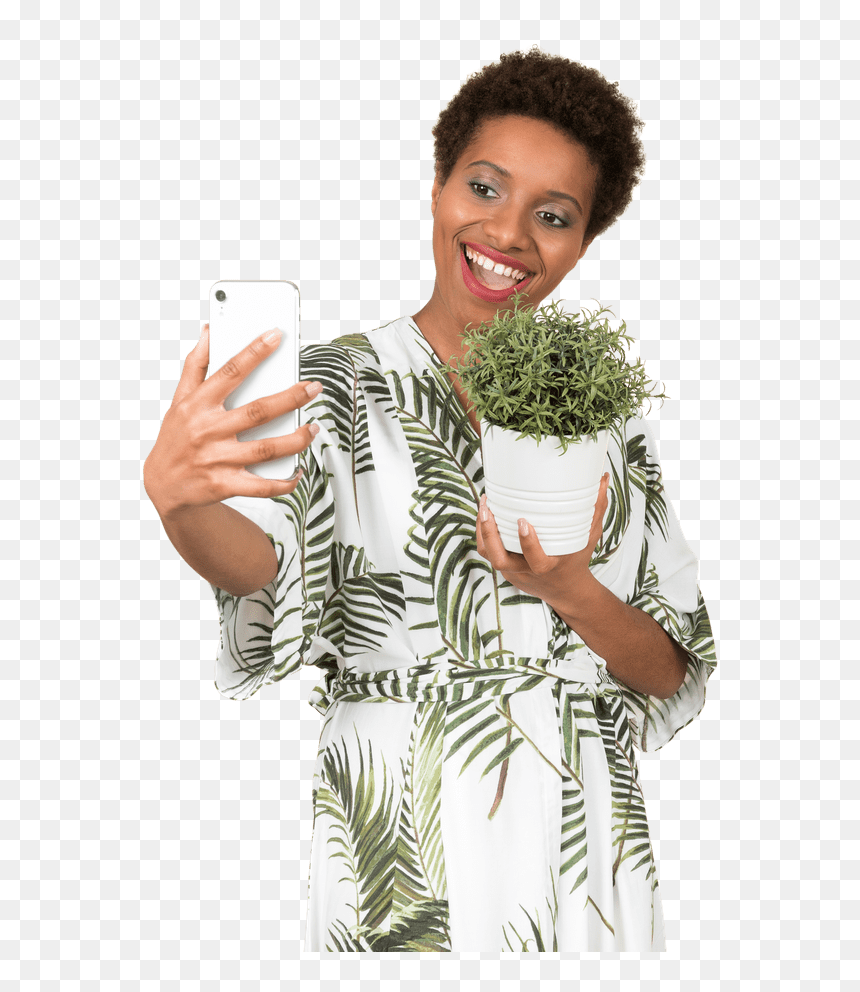 Women - Smartphone, HD Png Download - smiling png