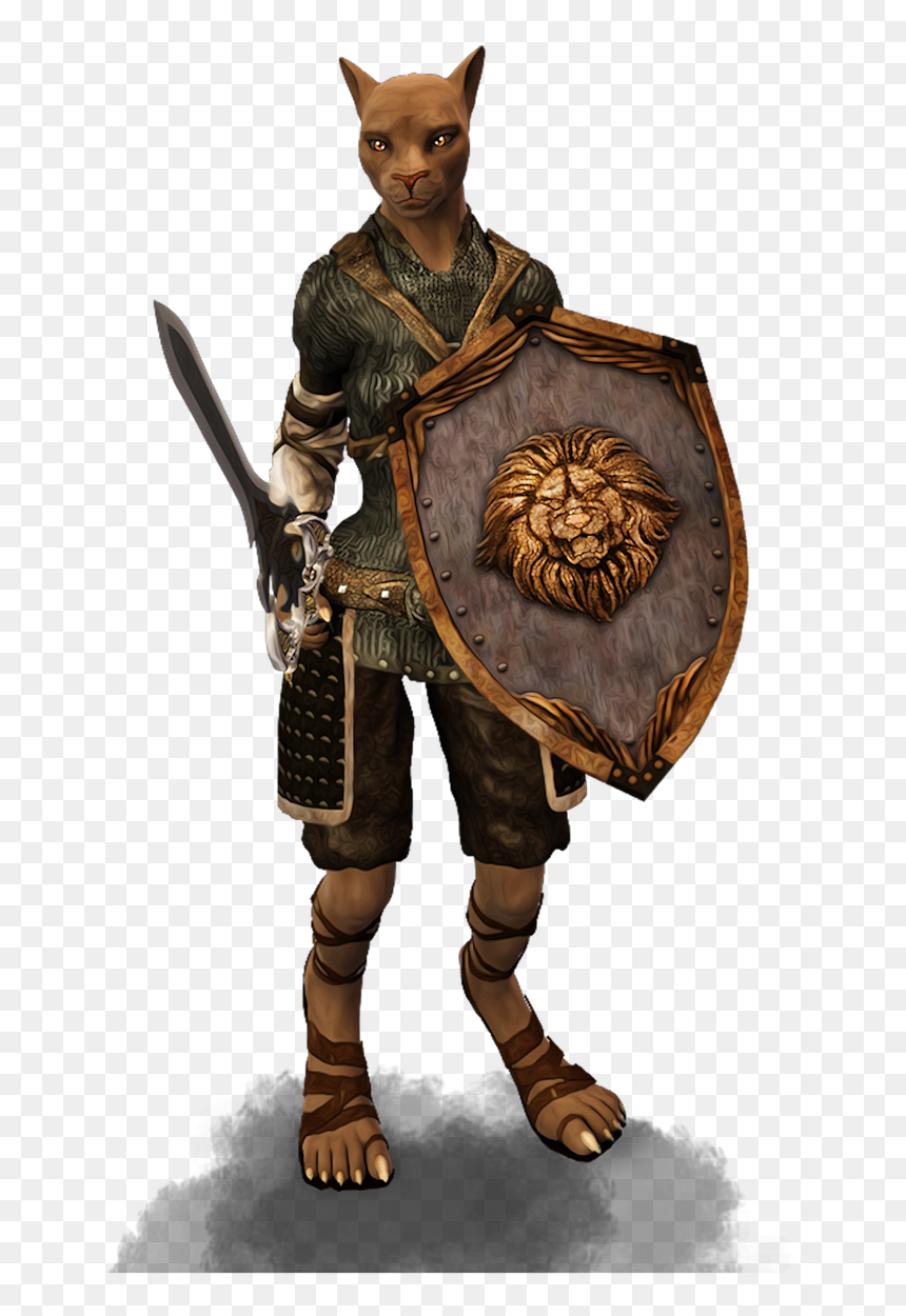 Female Cat Warrior, HD Png Download - female warrior png