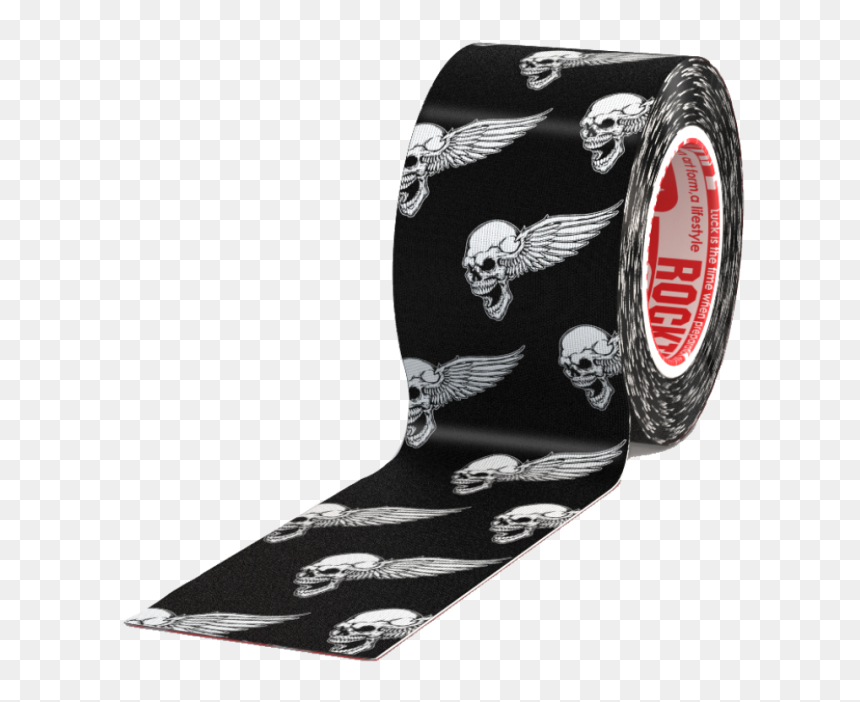 Rocktape Black Skull, HD Png Download - duct tape strip png
